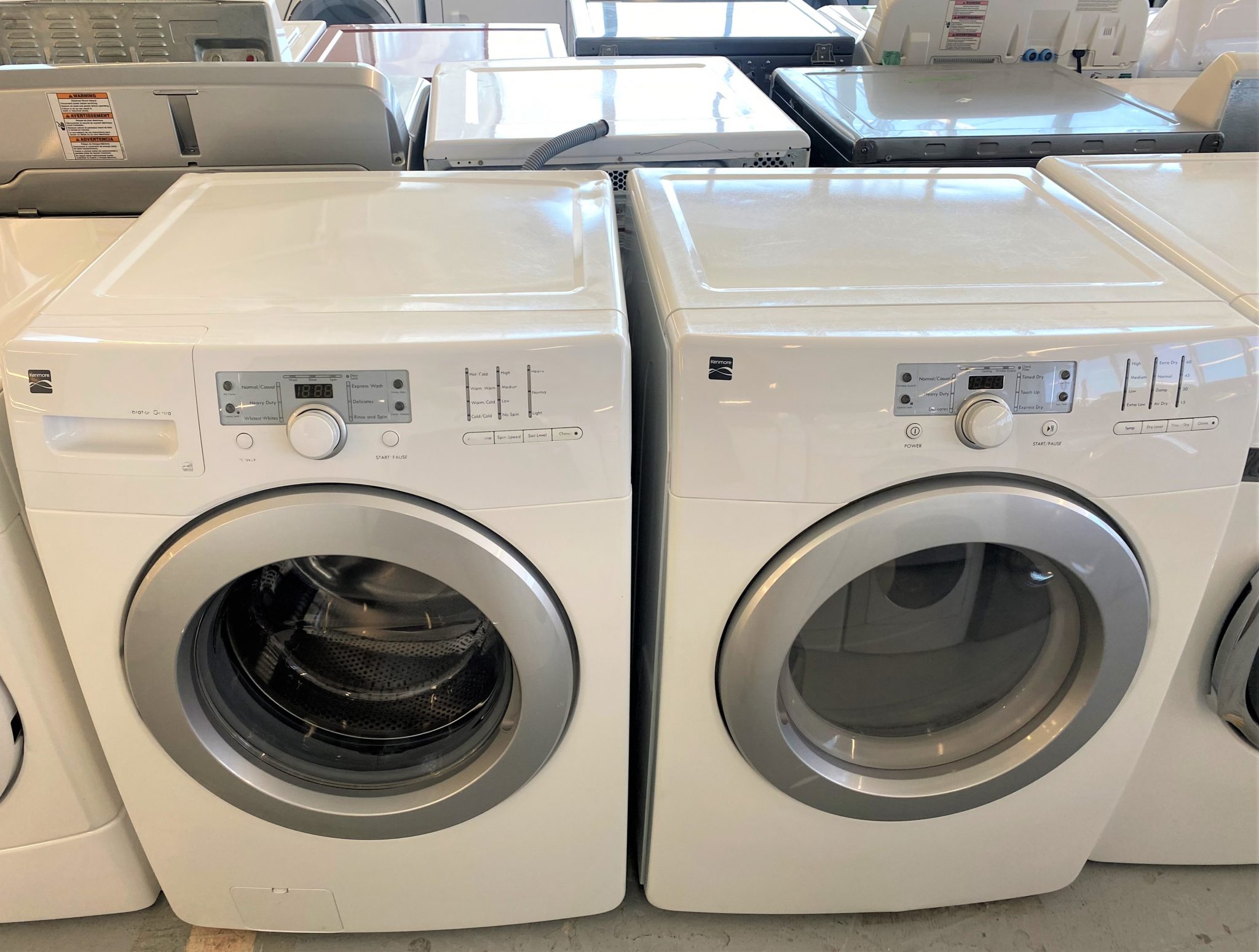 686 Laveuse Sécheuse Frontale KENMORE Washer Dryer Electros Fabuleux