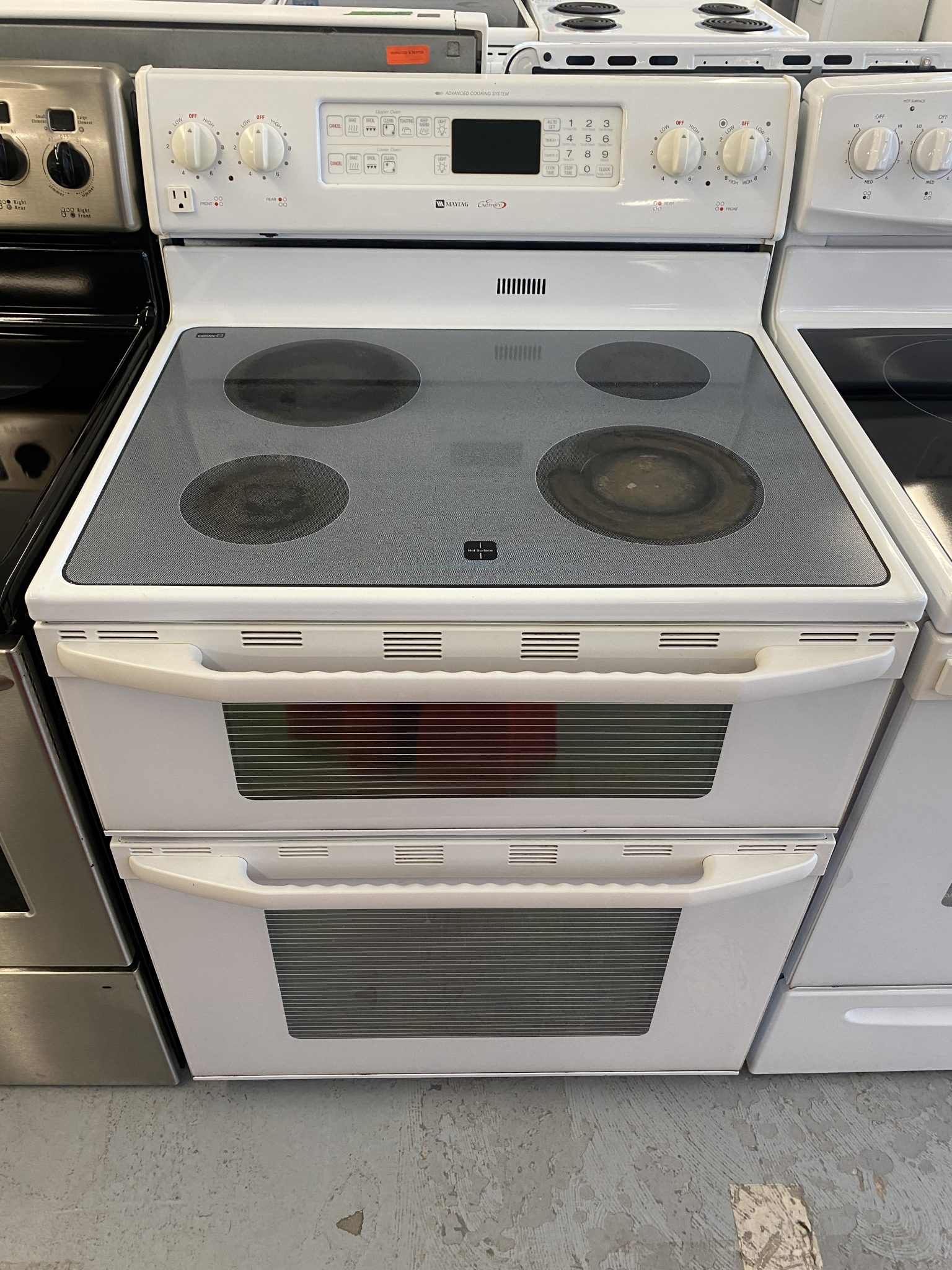 787 Cuisinière Poêle Maytag Double Oven Stove Range Electros Fabuleux