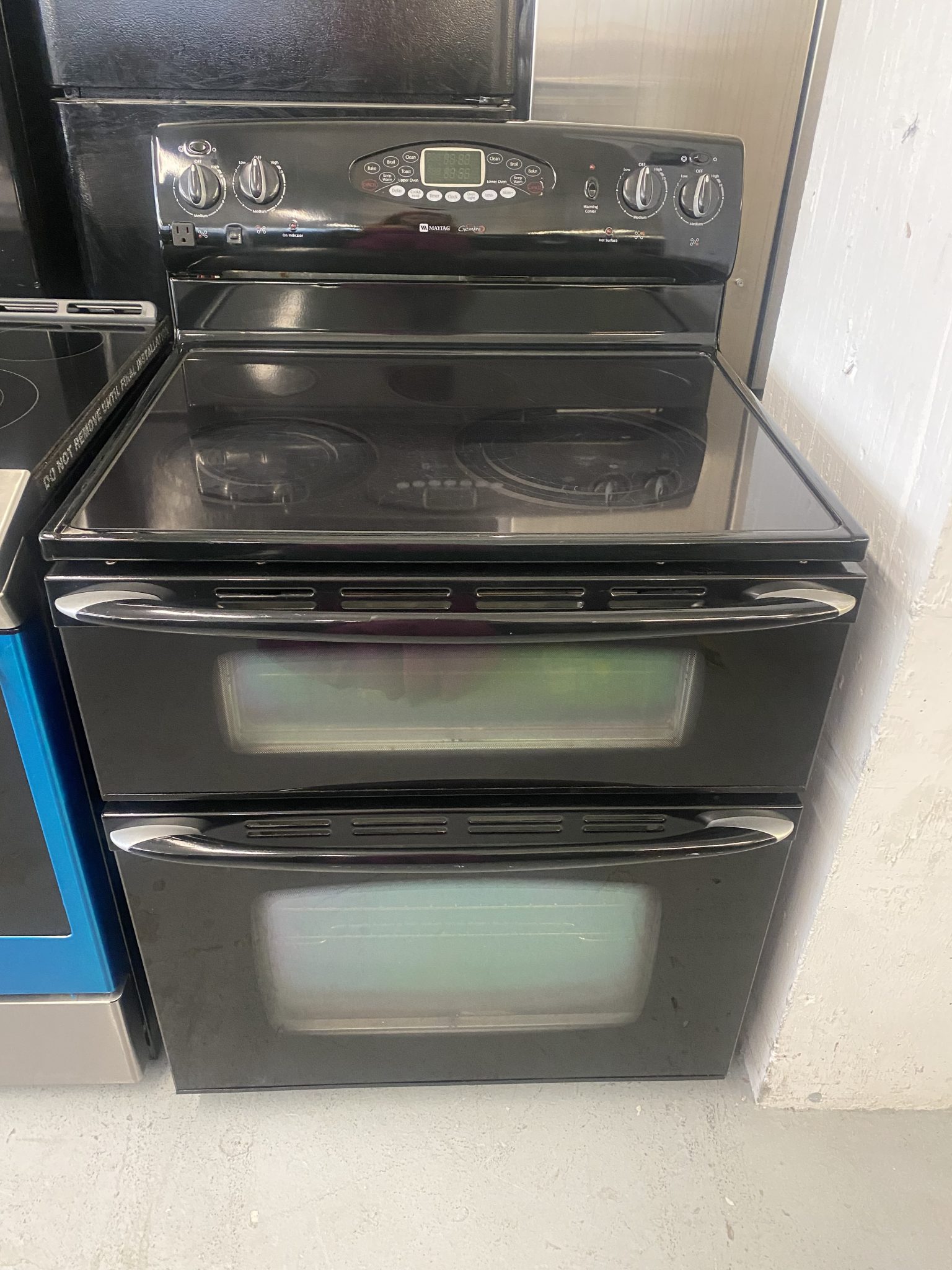 897 Cuisinière Poêle Maytag Gemini Double Oven Stove Range Electros